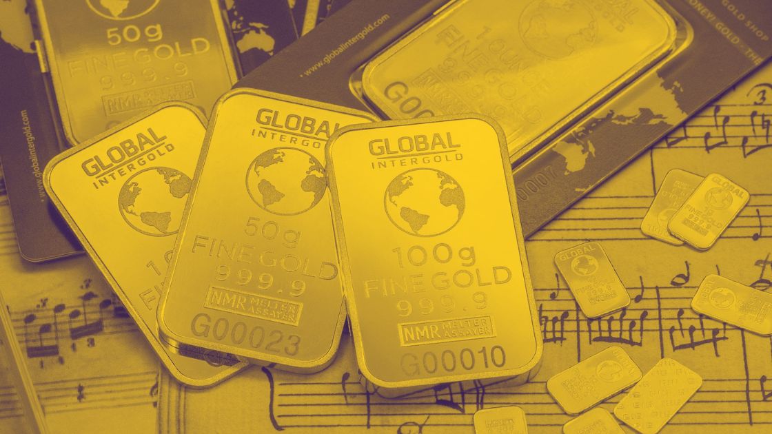 انخفاض أسعار الذهب بسبب المخاوف من ارتفاع أسعار الفائدة والعوائد