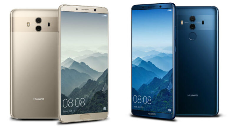 أسعار فئة هواتف Huawei Mate 10