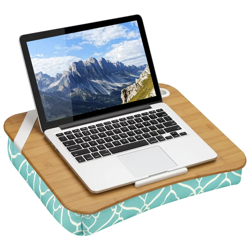 LapGear designer lap desk - 14 جهاز مفيد في العمل من المنزل