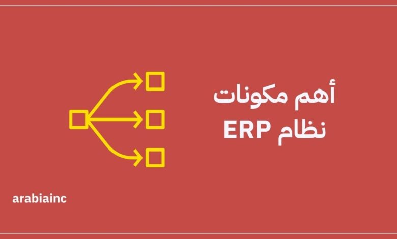 أهم مكونات نظام تخطيط موارد المؤسسات ERP الأساسية