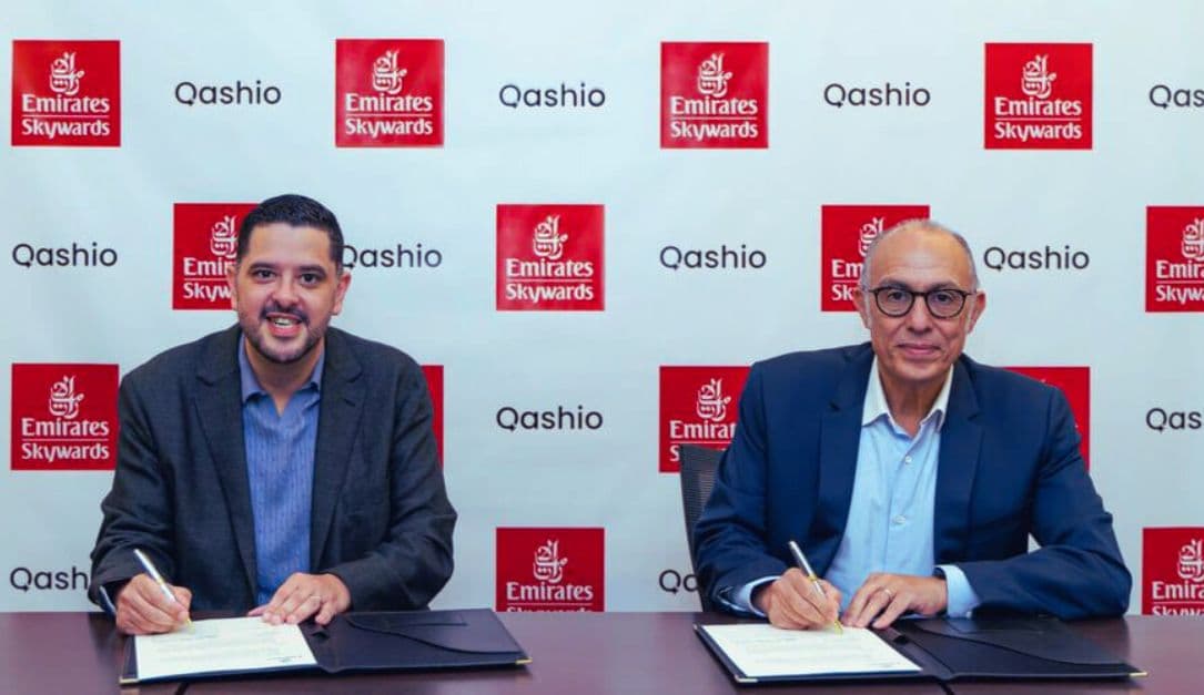 شراكة بين Qashio وبرنامج الولاء سكاي واردز التابع لشركة طيران الإمارات